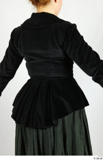  Photos Woman in Historical Dress 60 19th century Historical clothing black jacket upper body 0007.jpg